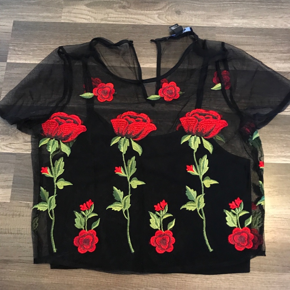 Mess floral shirt